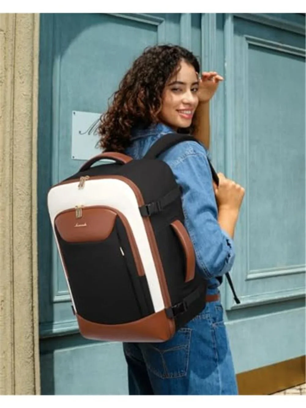 40L Travel Backpack Carry On Bag Women Men Personal Item Laptop Weekender TSA